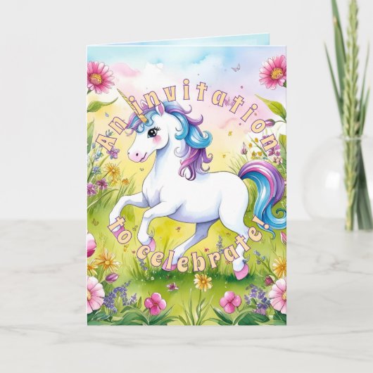 Magical Pastel Custom Verjaardag Foto (Voorkant)