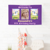 Magical Pastel Custom Verjaardag Foto Spandoek (Insitu)