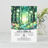 Magical Pastel Woodland Digitale Verjaardag Kaart (Staand voorkant)