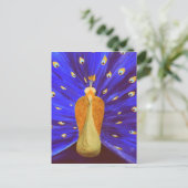 Magical Peacock Briefkaart (Staand voorkant)