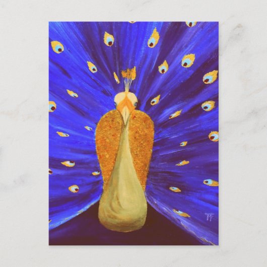 Magical Peacock Briefkaart (Voorkant)