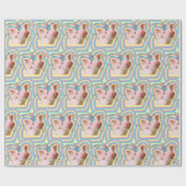 Magical Piglet Unicorn Cadeaupapier (Vlak)