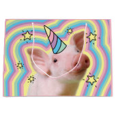 Magical Piglet Unicorn Groot Cadeauzakje (Voorkant)