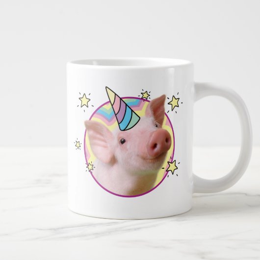 Magical Piglet Unicorn Grote Koffiekop (Rechts)