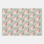 Magical Piglet Unicorn Inpakpapier Vel (Voorkant 2)