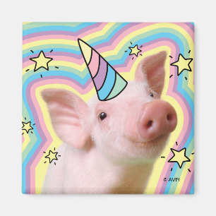 Magical Piglet Unicorn Magneet