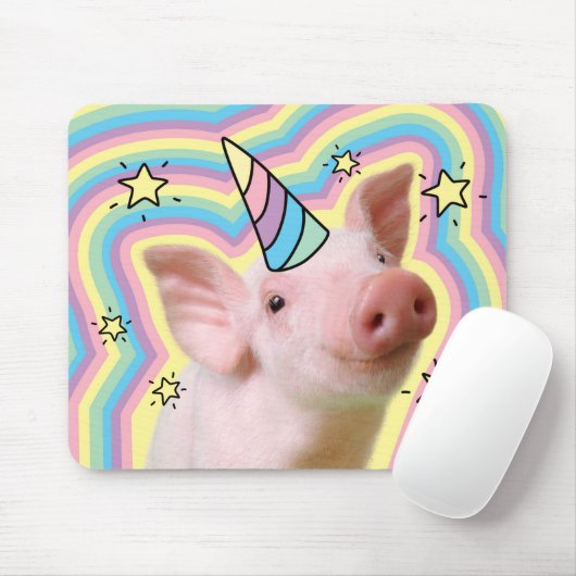 Magical Piglet Unicorn Muismat (Met muis)