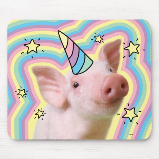 Magical Piglet Unicorn Muismat (Voorkant)