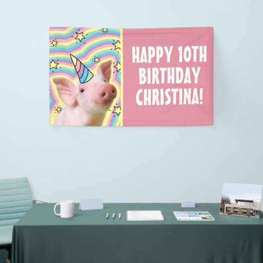 Magical Piglet Unicorn Spandoek (Beurs)