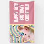 Magical Piglet Unicorn Spandoek (Verticaal)