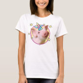 Magical Piglet Unicorn T-shirt (Voorkant)