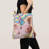 Magical Piglet Unicorn Tote Bag (Dichtbij)