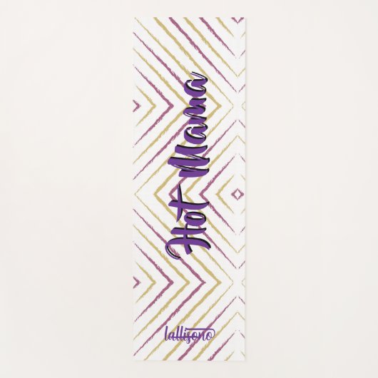 Magical pink background name Personalized  Yogamat (Voorkant)