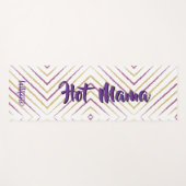 Magical pink background name Personalized  Yogamat (Voorkant (horizontaal))