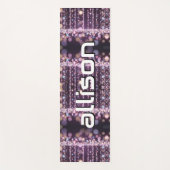 Magical pink background name Personalized  Yogamat (Voorkant)