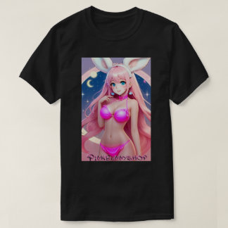 Magical Pink Bunny Girl T-shirt
