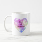 Magical Pink Heart Pattern Mug Koffiemok (Links)