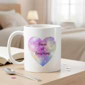 Magical Pink Heart Pattern Mug Koffiemok
