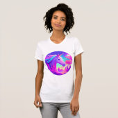 Magical Pink Unicorn T-shirt (Voorkant volledig)