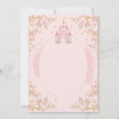 Magical Princess Birthday Invitation | Watercolor Kaart (Achterkant)