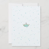 Magical Princess Fairytale verjaardagsuitnodiging Kaart (Achterkant)