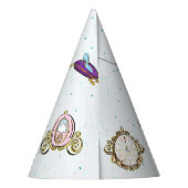 Magical Princess sprookjesachtige verjaardagsfeest Feesthoedjes (Achterkant)