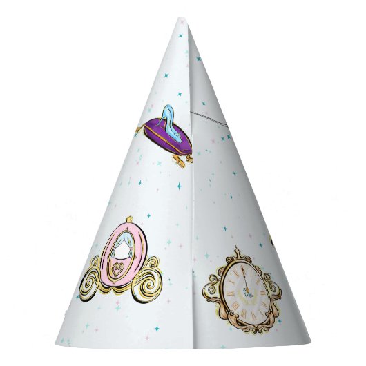 Magical Princess sprookjesachtige verjaardagsfeest Feesthoedjes (Achterkant)