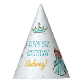 Magical Princess sprookjesachtige verjaardagsfeest Feesthoedjes (Voorkant)