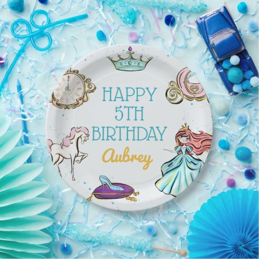 Magical Princess Sprookjesfeest Papieren Borden Papieren Bordje (Feest)