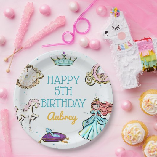 Magical Princess Sprookjesfeest Papieren Borden Papieren Bordje (Feest)