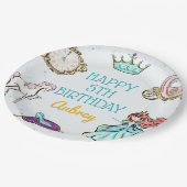 Magical Princess Sprookjesfeest Papieren Borden Papieren Bordje (Gekanteld)