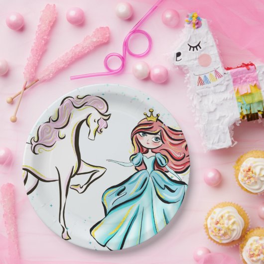 Magical Princess Sprookjesfeest Papieren Borden Papieren Bordje (Feest)