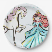 Magical Princess Sprookjesfeest Papieren Borden Papieren Bordje (Voorkant)