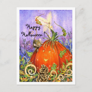 Magical Pumpkin and Little Friends Briefkaart