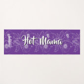 Magical purple background name Personalized  Yogamat (Voorkant (horizontaal))