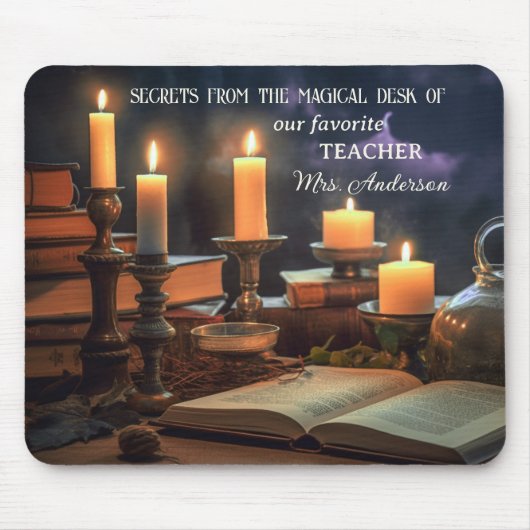 Magical Quote Books-kaarsen leraar Muismat (Voorkant)