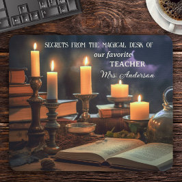 Magical Quote Books-kaarsen leraar Muismat