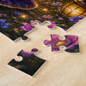 Magical Raccoon Wizard Jigsaw Puzzle Legpuzzel (Zijkant)