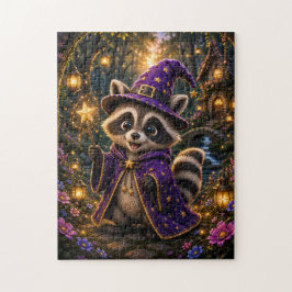 Magical Raccoon Wizard Jigsaw Puzzle Legpuzzel