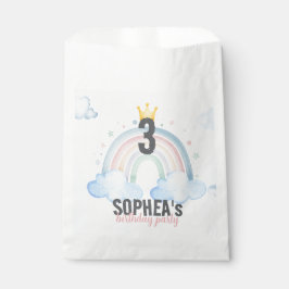 Magical Rainbow Birthday Invitation Bedankzakje