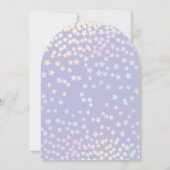 Magical Rainbow Little Stars Kinder foto Verjaarda Kaart (Achterkant)