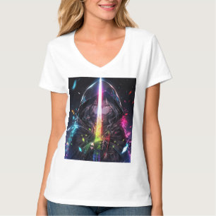 Magical Rainbow Sword Anime Girl T-shirt