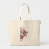 Magical Rainbow Unicorn – Artistic Canvas tas (Voorkant)