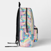 Magical Rainbow Unicorn Backpack – Cute Pastel Fan Bedrukte Rugzak (Links)