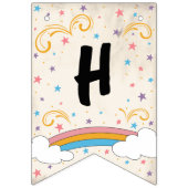 Magical Rainbow Unicorn Birthday Vlaggetjes (Tweede vlag)