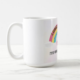 Magical rainbow unicorn design for mug koffiemok