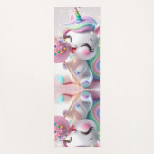Magical Rainbow Unicorn  Personalized  Yogamat (Voorkant)