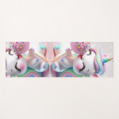 Magical Rainbow Unicorn  Personalized  Yogamat (Voorkant (horizontaal))