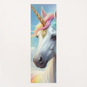 Magical Rainbow Unicorn  Personalized  Yogamat (Voorkant)