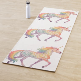 Magical Rainbow Unicorn  Personalized  Yogamat